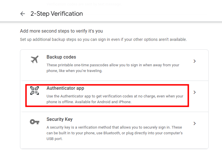 A screen showing how to set up a google account.