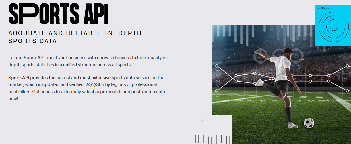 Soccer odds API: pre-match and live soccer data feed