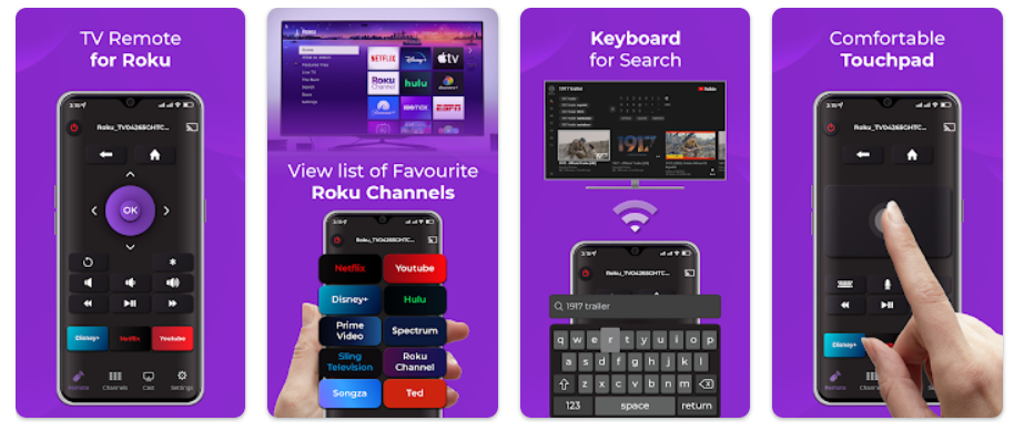 the remote control (evolly.app) roku remote app for android