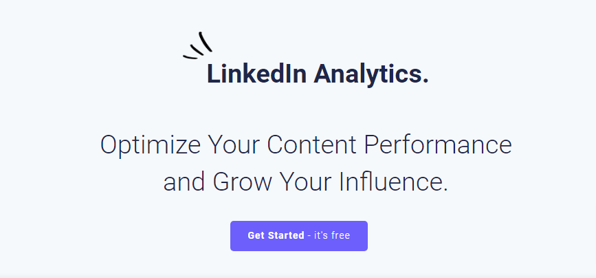 Linked analytics optimize your content performance and grow your influence.