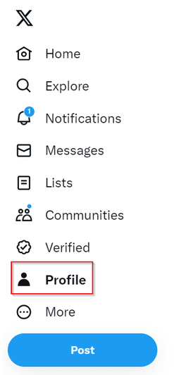 A profiEl icono con un mensaje.