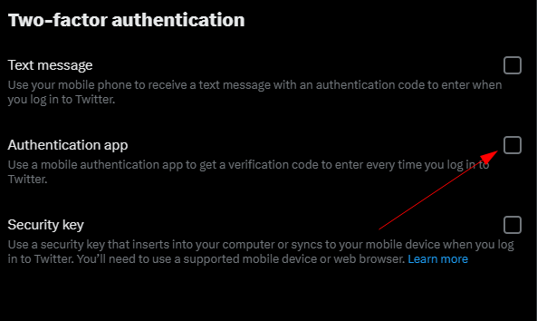 How to set up two factor authentication on android.