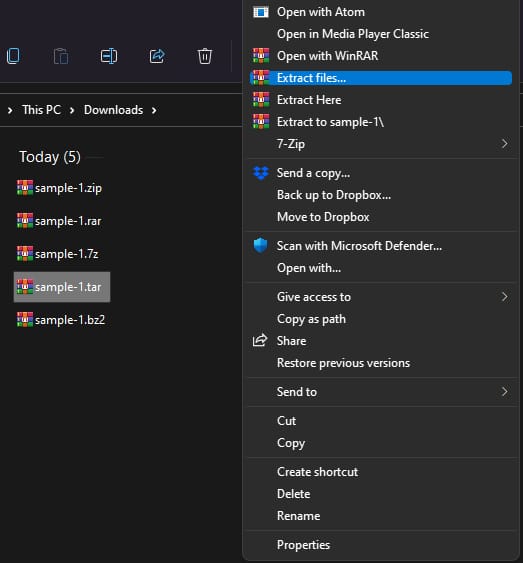 A screenshot of the settings menu in windows 10.