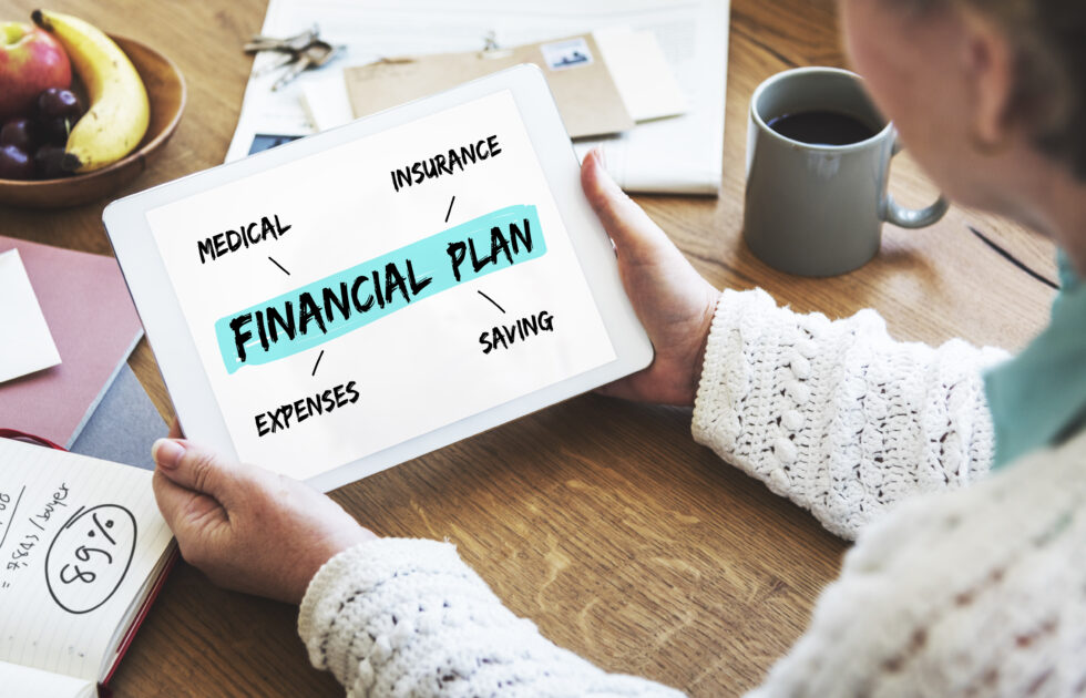 Financial Plan Retirement Investment Diagram Concept