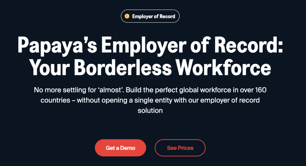 PapayaGlobal EOR service provider