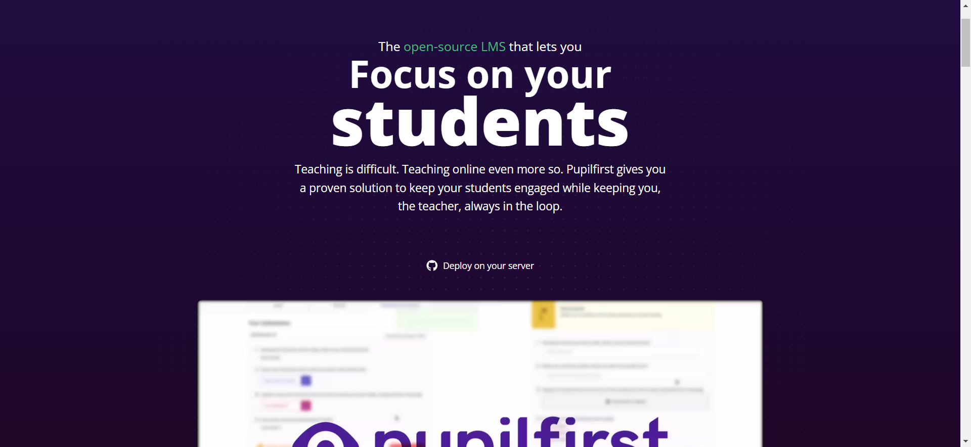 Pupilfirst LMS