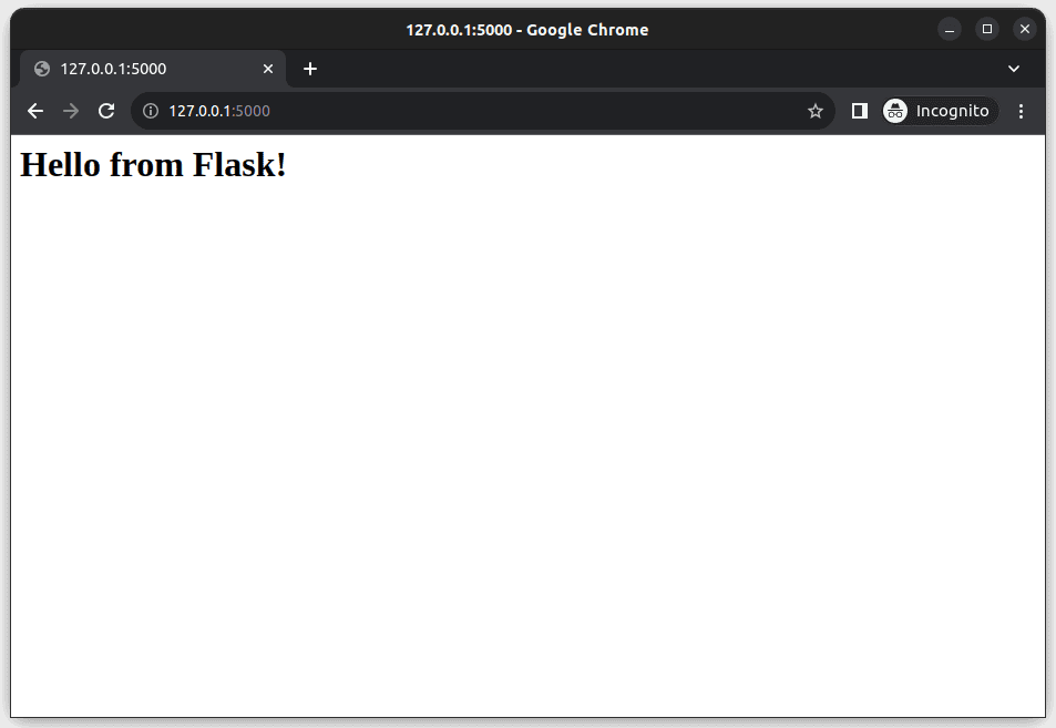 local host output