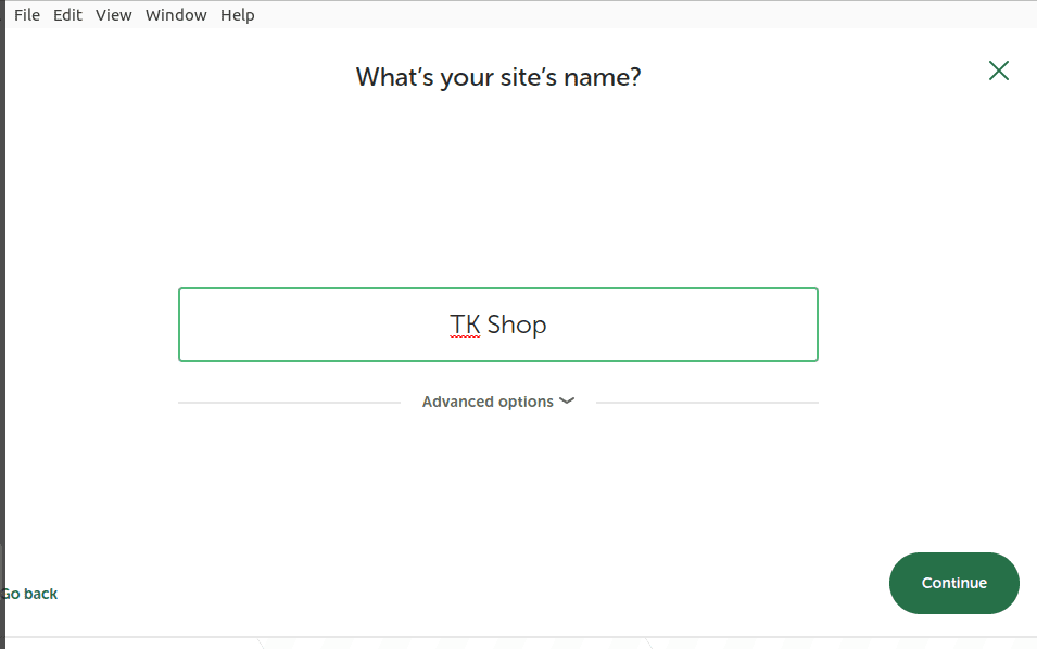 Website name