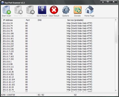 TCP-port-scanner