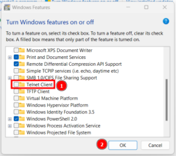 How to Fix telnet command not found