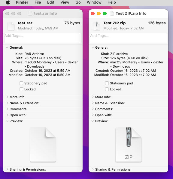 Are ZIP and RAR Files the Same?