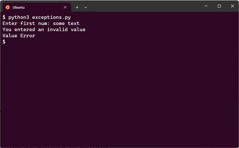 Catching-Multiple-Exceptions-with-Conditional