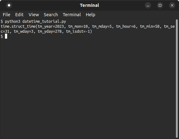 DateTime-Tuple