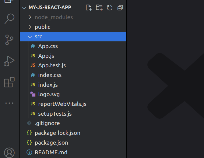 React app structure