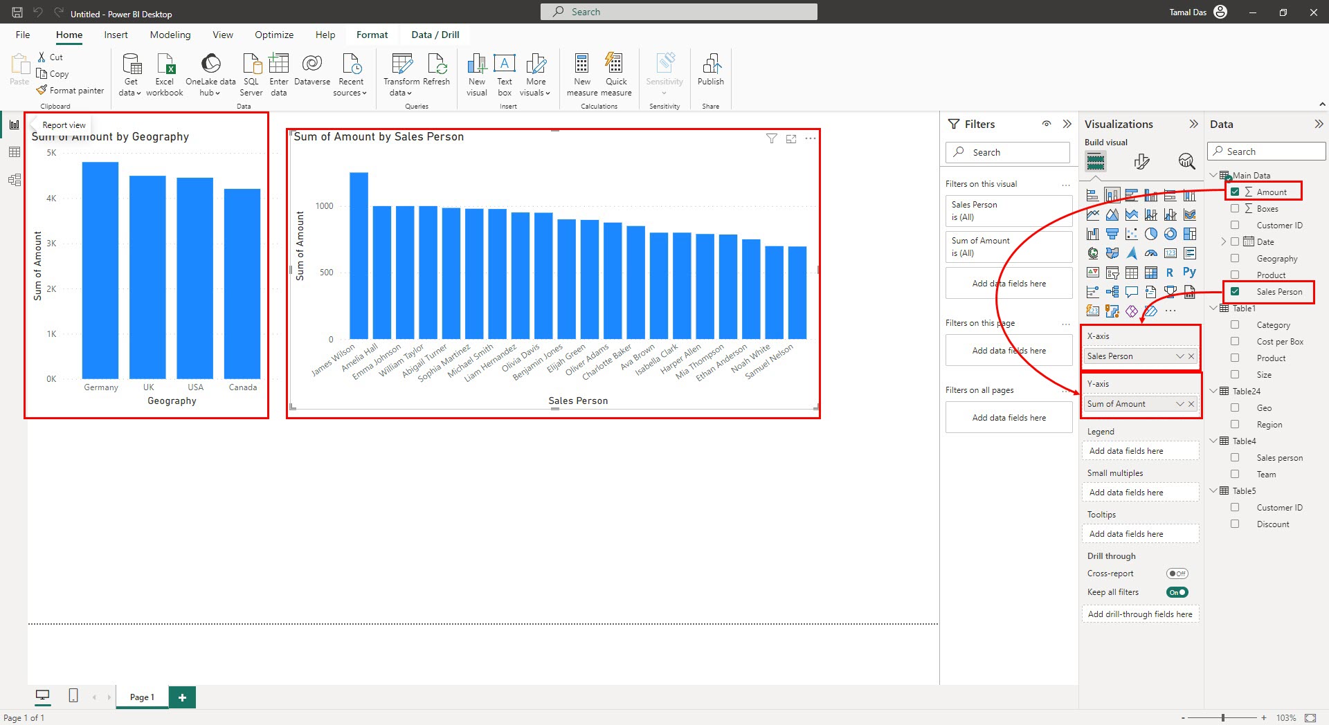 Visualizing-dataset-in-power-bi