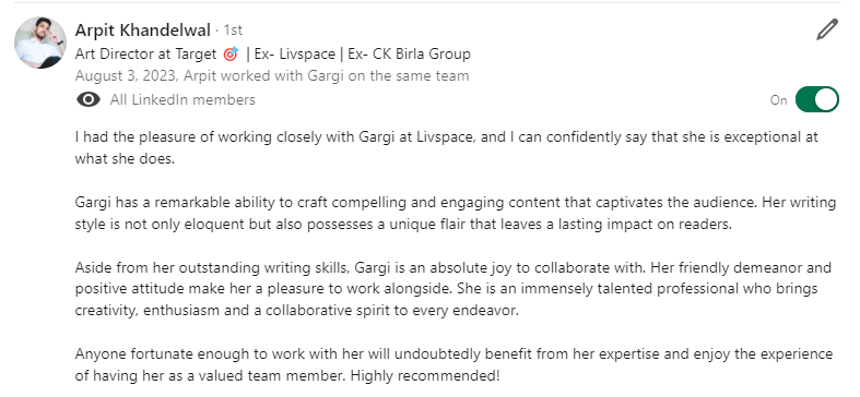 linkedin-recommendation-example