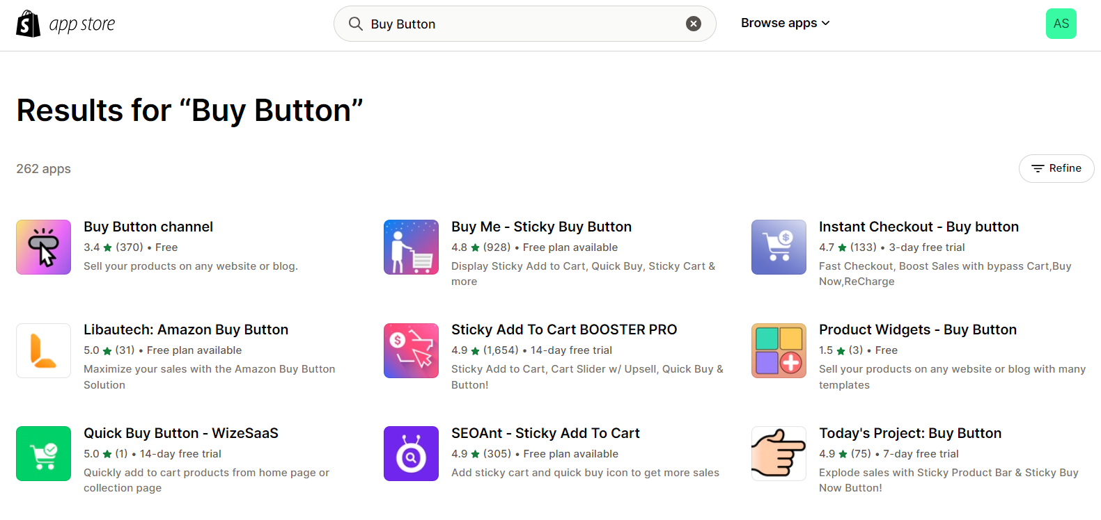 Buy-Button-App-on-Shopify