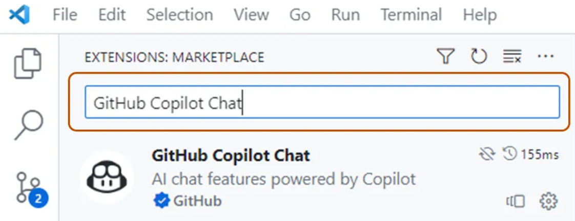 Downloading-github-copilot-extention