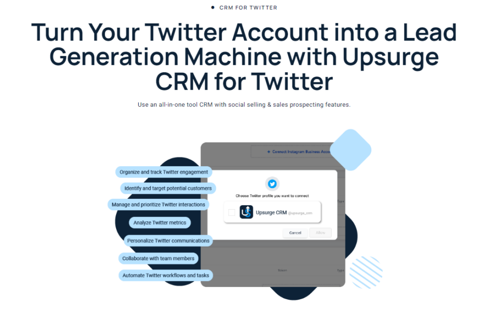 Upsurge-CRM-Twitter-CRM