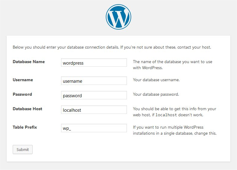 WordPress-Installation