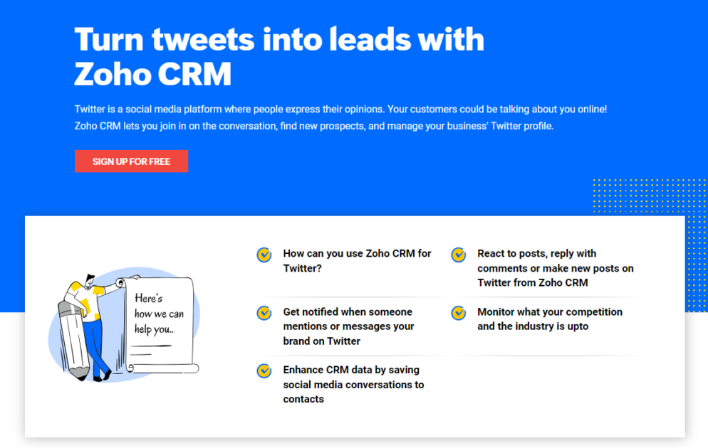 Zoho-Twitter-CRM