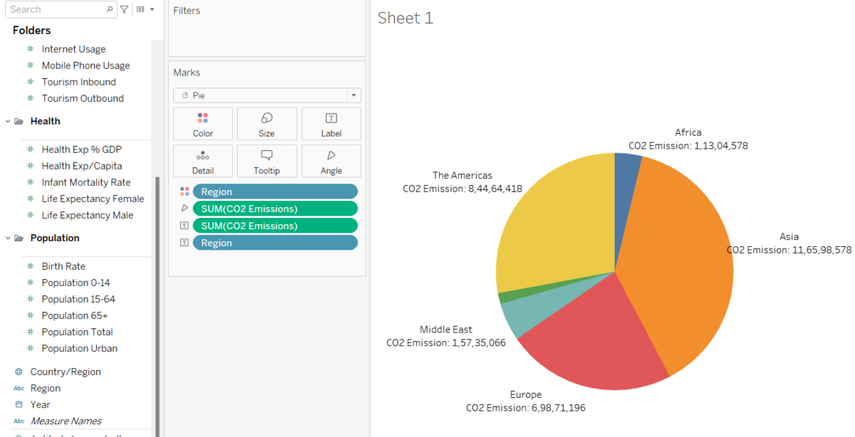 Creating Pie Charts in Tableau: A Step-by-Step Guide