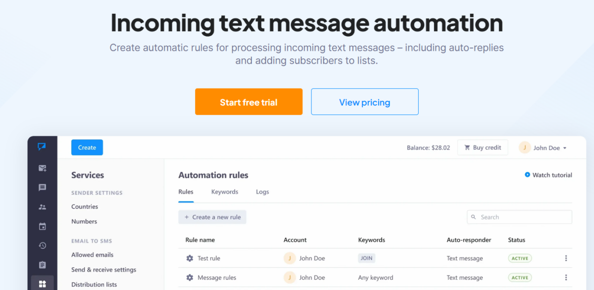 Text Message Automation Software 11 meilleurs logiciels d'automatisation SMS pour Effortmoins de ...