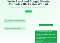 13 Best Excel AI Tools to Maximise Your Work Potential