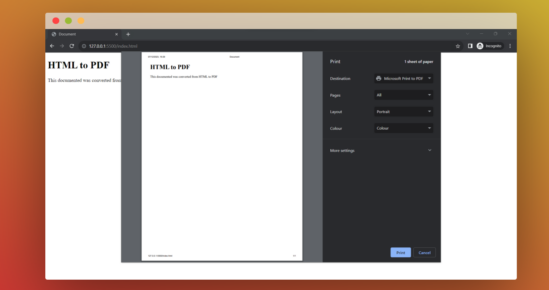 How to Convert HTML to PDF using JavaScript