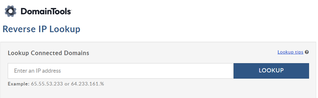 The results of a Whois lookup on the IP address of the Web servers that