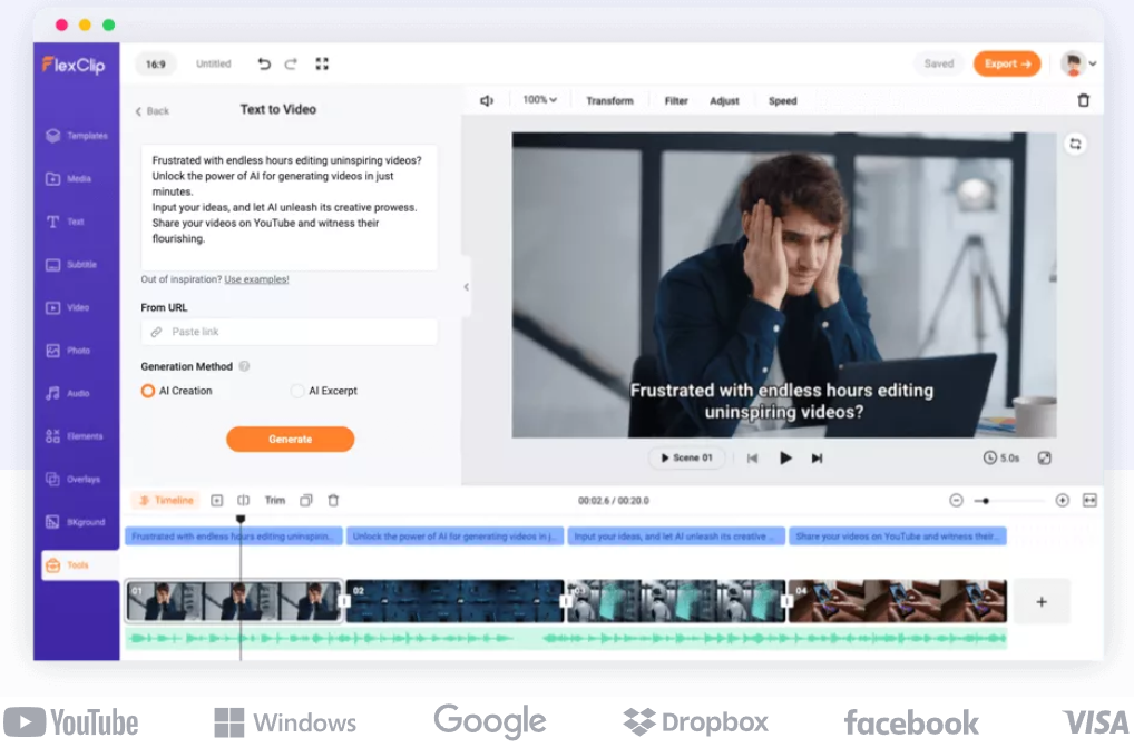 FlexClip-Ai-Video-Generator