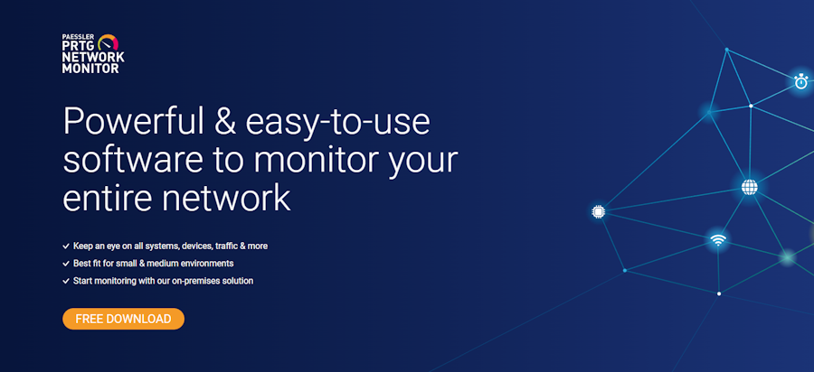 prtg network monitor software