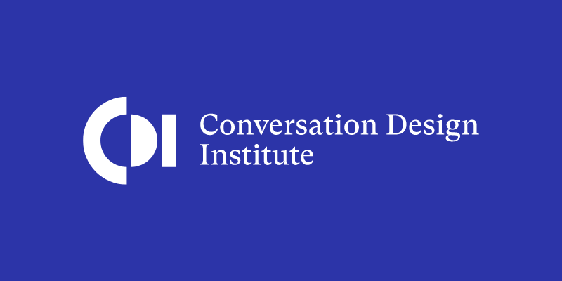 Conversational Design Institute