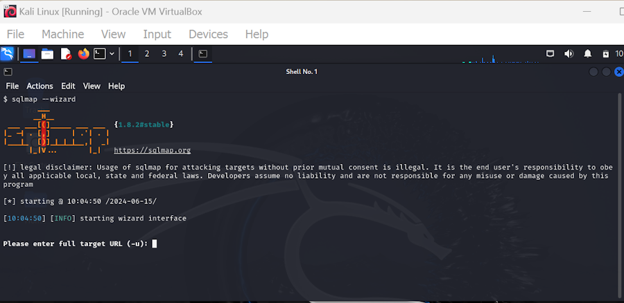 SQLMap on Kali Linux