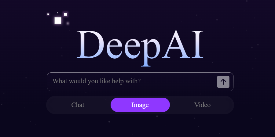 DeepAI website.