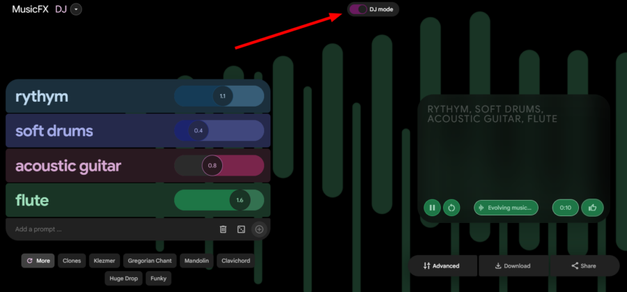 dj mode music fx