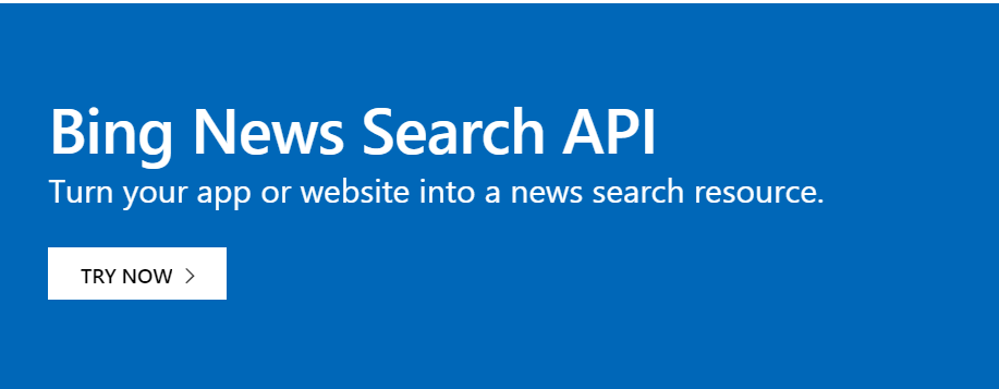 Bing News API