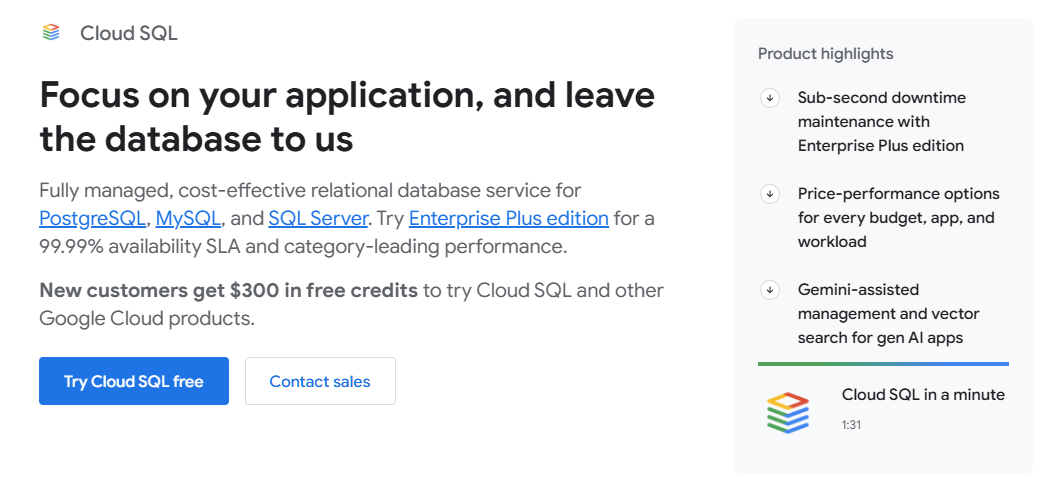 Google Cloud SQL