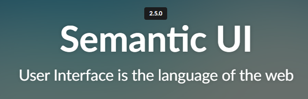 Semantic UI