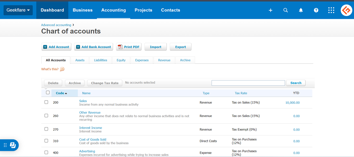 Xero Accounting