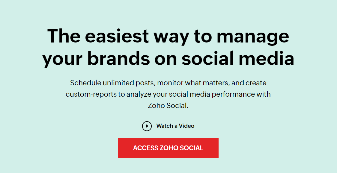 Zoho Social