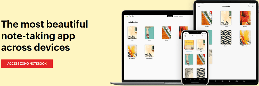 zoho notebook