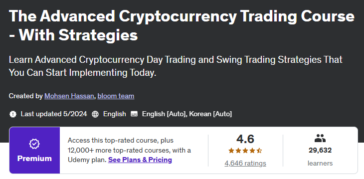 Advanced Cryptocurrency Trading Course