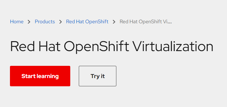 Red Hat OpenShift Virtualization