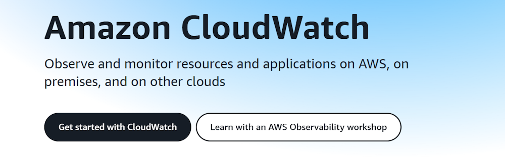 Amazon CloudWatch Website Homepage