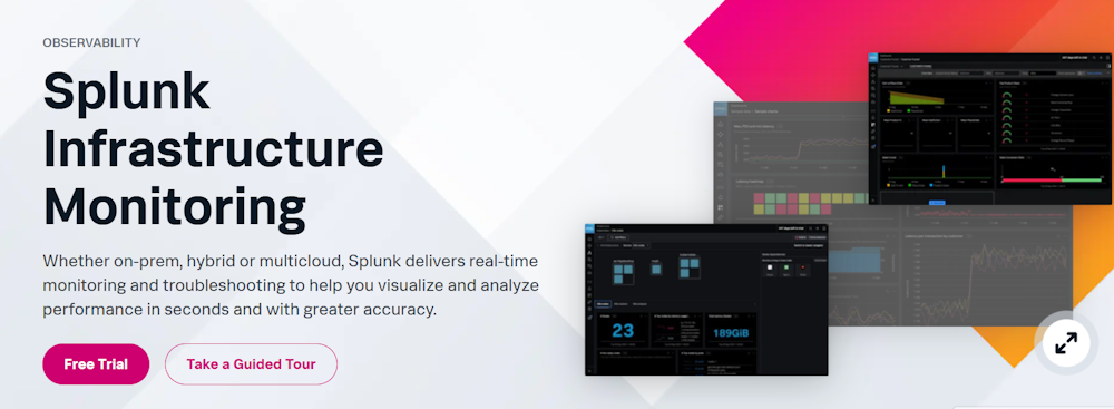 Splunk Infrastructure Monitoring Landing Page