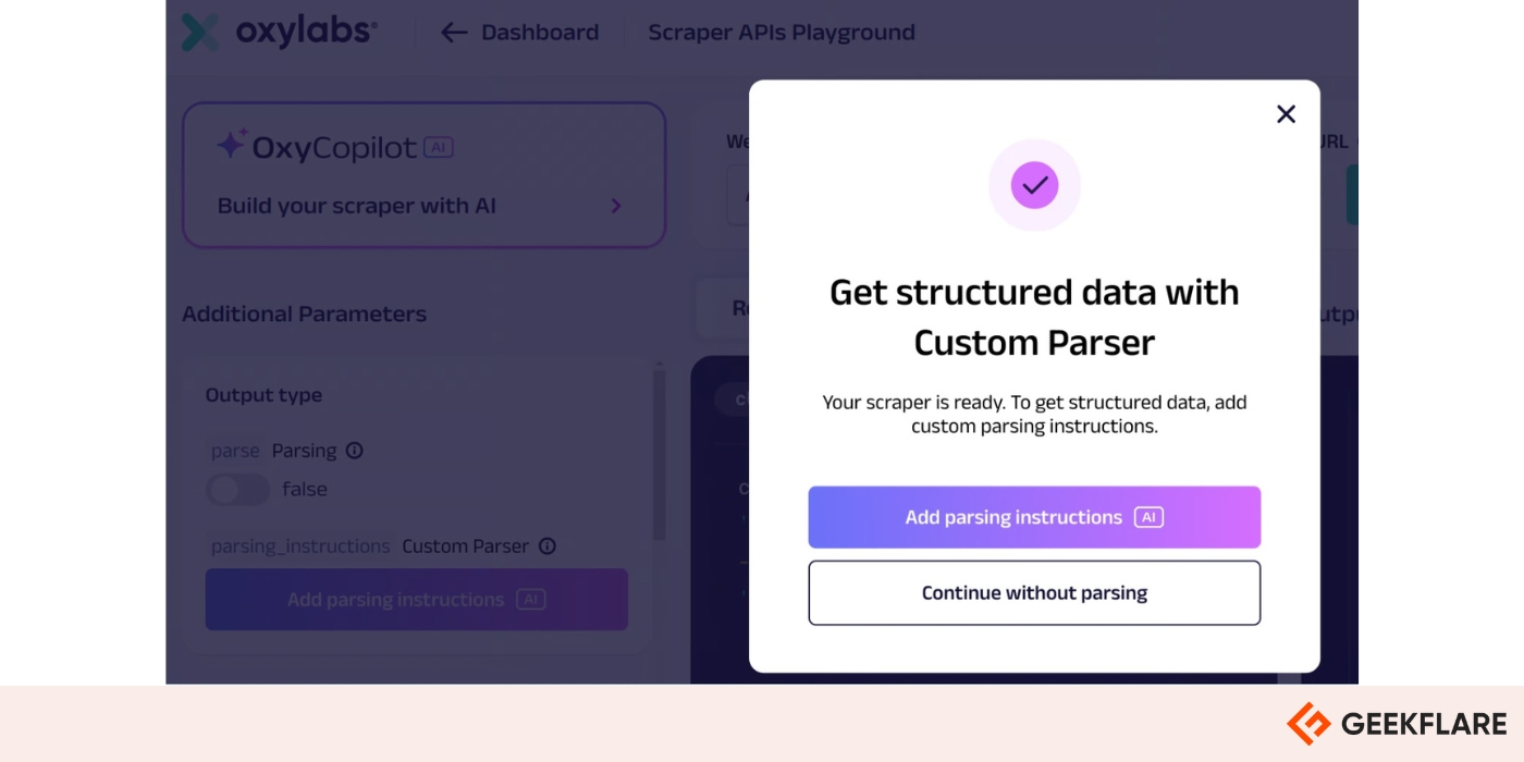 oxypilot review continue without parsing