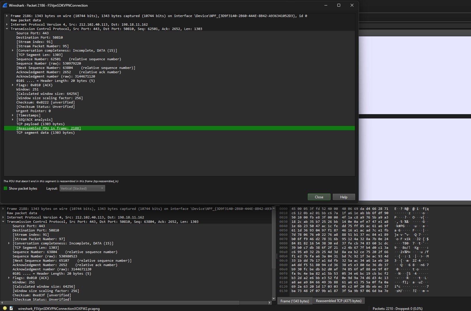 F Secure VPN packets are encrypted