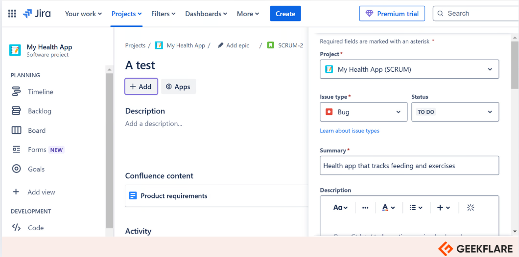 Jira Tracking