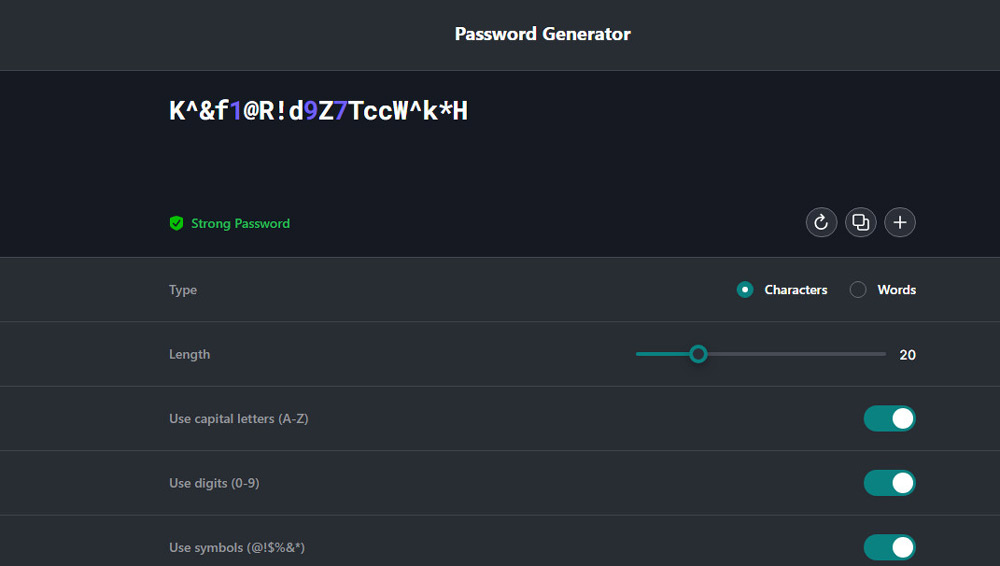 NordPass Password Generator